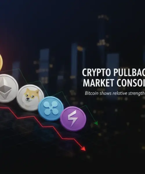 Repli mesuré des cryptos après la poussée tech